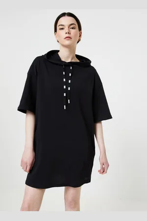 UGG W KASSEY HOODED T SHIRT DRESS - Abbigliamento - Taglia S