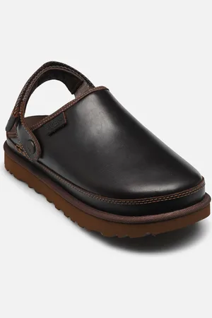 UGG W Goldenstar Clog Lthr Regen - Zoccoli - Taglia 38