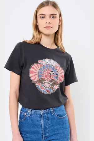 Wrangler Graphic Tee Black - Abbigliamento - Taglia L