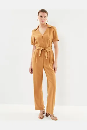 VILA Viruby V-Neck S/S Jumpsuit/Su/F - Abbigliamento - Taglia 34
