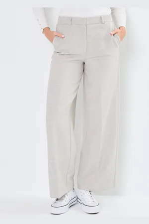 SELECTED SLFRITA-PAXA HW EXTRA WIDE PANT MEL - Abbigliamento - Taglia 34
