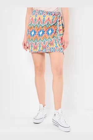 VERO MODA VMCLAIRE M/W SHORT WRAP SKIRT WVN LCS GA - Abbigliamento - Taglia L