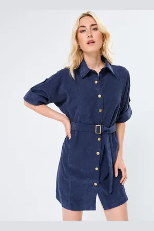 Molly Bracken LADIES WOVEN SS DRESS - Abbigliamento - Taglia XS