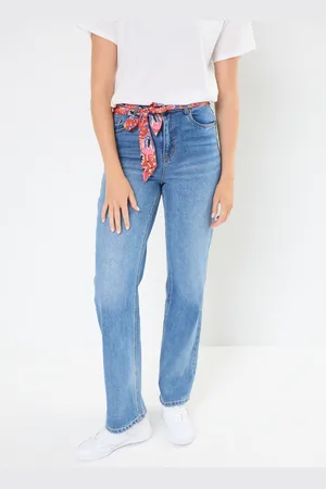VERO MODA VMTESSA HR WIDE BELT JEANS GU3203 LCS - Abbigliamento - Taglia 27 X 30