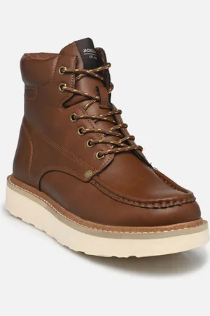 JACK & JONES JFWARCHWAY PU MOC BOOT - Stivaletti e tronchetti - Taglia 45