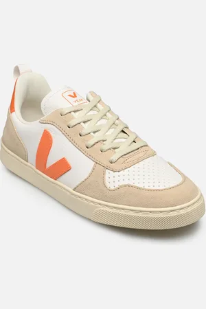 Veja Small V-10 Laces Chromefree Leather - Sneakers - Taglia 33
