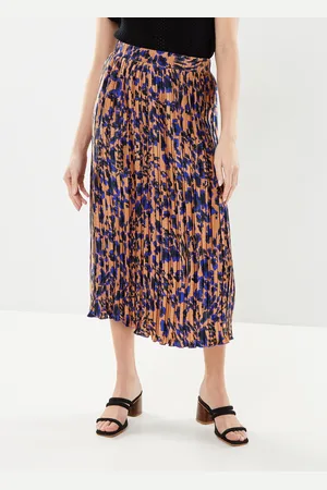 Y.A.S Yasswirl Hw Pleated Midi Skirt - Abbigliamento - Taglia S