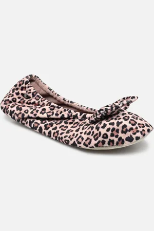 Isotoner Ballerine microvelours – grand nœud - Pantofole - Taglia 35 - 36