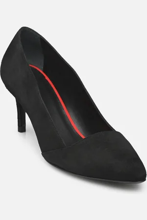 Rivecour Escarpins n°120 - Suede - Noir - Décolleté - Taglia 36