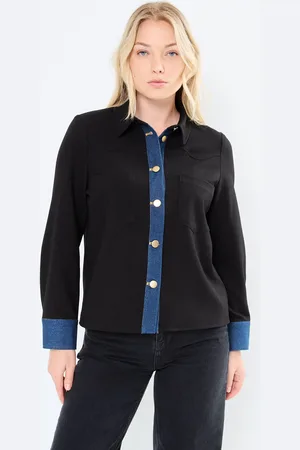 VILA VIROSALITA L/S DENIM DETAIL SHIRT/C30 - Abbigliamento - Taglia 36