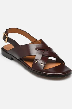 Rivecour Sandales n°204 - Cuir - Ebène - Sandali e scarpe aperte - Taglia 36