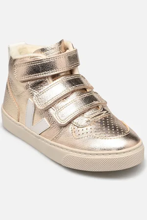 Veja Small V-10 Mid Winter Chromefree Leather - Sneakers - Taglia 23