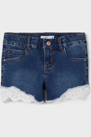NAME IT Nkfsalli Slim Dnm Shorts 5372-Ha Noos - Abbigliamento - Taglia 11A