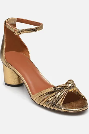 Rivecour Sandales n°478 - Cuir laminé - Doré - Sandali e scarpe aperte - Taglia 36