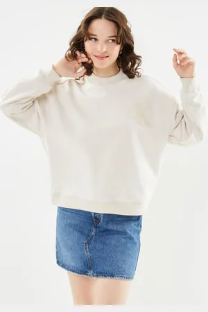 Calvin Klein Chenille Ck Crewneck - Abbigliamento - Taglia L
