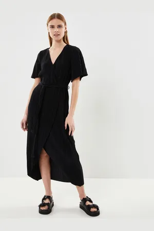 Y.A.S Yasolinda Ss Midi Wrap Dress S. Noos - Abbigliamento - Taglia S
