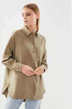 SELECTED Slfemberly Ls Long Shirt B - Abbigliamento - Taglia 34