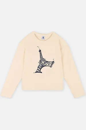 Petit Bateau Tee Shirt ML Enfant Canotier - Abbigliamento - Taglia 3A