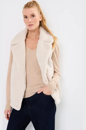 Molly Bracken LADIES WOVEN SLEEVELESS WHITE JACKET - Abbigliamento - Taglia S