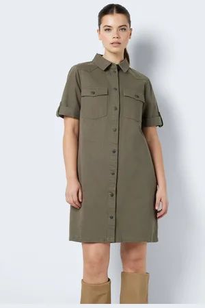 Noisy May Nmnew Signe S/S Denim Dress Clr Noos - Abbigliamento - Taglia XS