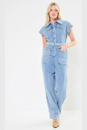 VILA VIMARI S/L DENIM JUMPSUIT/ROU - Abbigliamento - Taglia 36