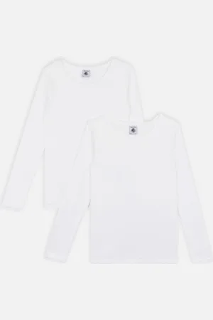 Petit Bateau Lot de 2 Tee-Shirts Manches Longues Fille - Abbigliamento - Taglia 3A