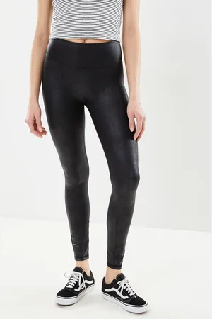MAGIC Bodyfashion Leather Look Leggings - Abbigliamento - Taglia L