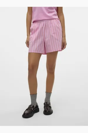 VERO MODA VMCHARLOTTE MW STRIPE SHORTS WVN GA - Abbigliamento - Taglia L