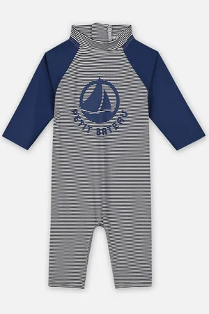 Petit Bateau Batacla - Combinaison Anti-UV en Polyamide Recyclé - Bébé Garçon - Abbigliamento - Taglia 6M