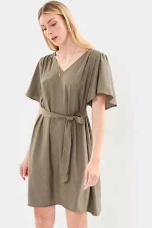 VILA Viyarina V-Neck S/S Short Dress - Abbigliamento - Taglia 34
