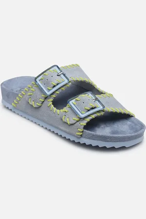 Colors of California Cow suede bio with stitching - Zoccoli - Taglia 38