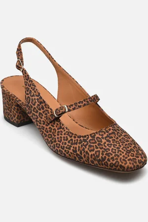 Rivecour Babies n°424 - Cuir imprimé - Léopard - Décolleté - Taglia 36
