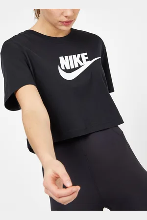 Nike W Sportwear Tee Essential Crp Icn Ftra - Abbigliamento - Taglia L