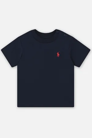 Ralph Lauren NPU T-shirt col rond jersey de coton kids - Abbigliamento - Taglia 3M