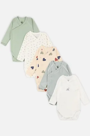 Petit Bateau 5 Bodies Naiss ML - Abbigliamento - Taglia 0M