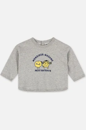 Petit Bateau Sweat Shirts Monsieur Madame - Abbigliamento - Taglia 12M