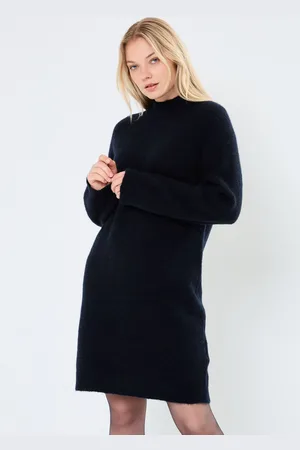 SELECTED SLFLULU LS HIGH NECK KNIT DRESS - Abbigliamento - Taglia L