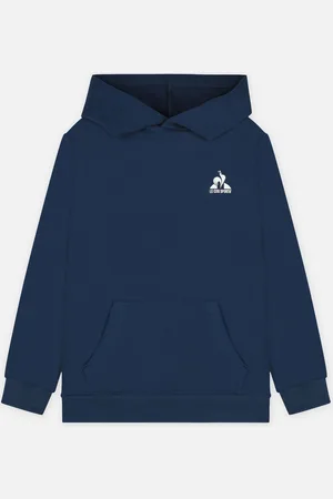 Le Coq Sportif EDG Hoody N°1 Enfant Bleu Nocturne - Abbigliamento - Taglia 10A