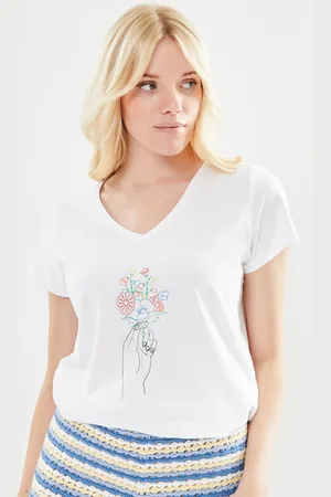 Pieces® Pcmonila Ss T-Shirt Fc Bc - Abbigliamento - Taglia XS