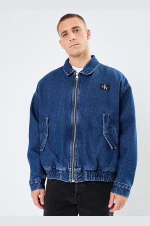 Calvin Klein Denim Bomber J30J325757 - Abbigliamento - Taglia L