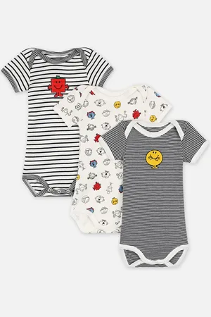 Petit Bateau Bodies US MC Monsieur Madame - Abbigliamento - Taglia 12M