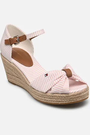Tommy Hilfiger HIGH WEDGE SEERSUCKER - Scarpe di corda - Taglia 36