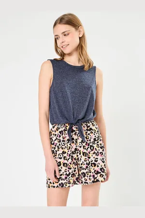 VERO MODA Vmjune Sl Short Tie Top Jrs Spe Ga - Abbigliamento - Taglia XS
