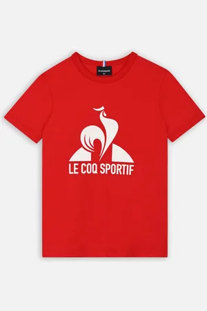 Le Coq Sportif ESS Tee SS N°1 Enfant rouge electro - Abbigliamento - Taglia 6A