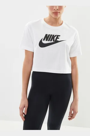 Nike W Sportwear Tee Essential Crp Icn Ftra - Abbigliamento - Taglia L