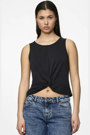 Pieces® PCANORA SL KNOT TOP JRS NOOS BC - Abbigliamento - Taglia L