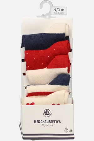 Petit Bateau Lot De 5 Paires Chaussettes Bébé Garcon - A05ZB01 - Calze e collant - Taglia 15 - 18