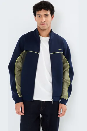 Lacoste Sweatshirt zippé en piqué double face - Abbigliamento - Taglia M