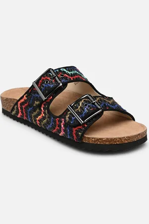 Colors of California Sandales en raphia avec boucles HC.BIO308 - Zoccoli - Taglia 36