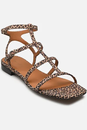 Rivecour Sandales n°210 - Cuir imprimé - Léopard - Sandali e scarpe aperte - Taglia 36